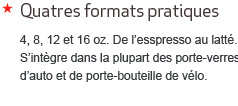 Quatres format de KeepCup