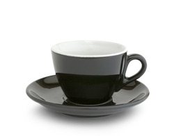 Tasse cappuccino ACF noire 5oz