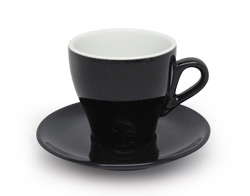 Tasse cappuccino ACF tulipe noire 5.5oz