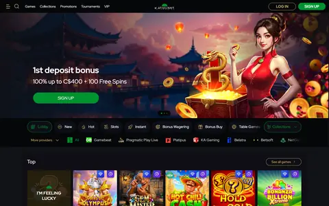 Lobby screenshot KatsuBet